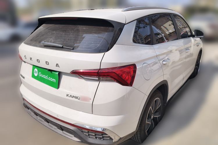 Used Skoda Kamiq 2020 Facelifted GT 1.5L Automatic Flagship Version China VI Standard Rear Right 45 Deg