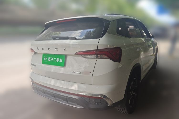 Used Skoda Kamiq 2020 Facelifted GT 1.5L Automatic Flagship Version China VI Standard Rear Right 45 Deg