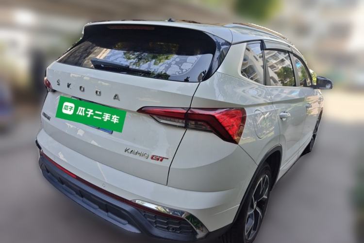 Used Skoda Kamiq 2020 Facelifted GT 1.5L Automatic Flagship Version China VI Standard Rear Right 45 Deg