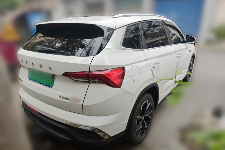 Used Skoda Kamiq 2020 Facelifted GT 1.5L Automatic Flagship Version China VI Standard Rear Right 45 Deg