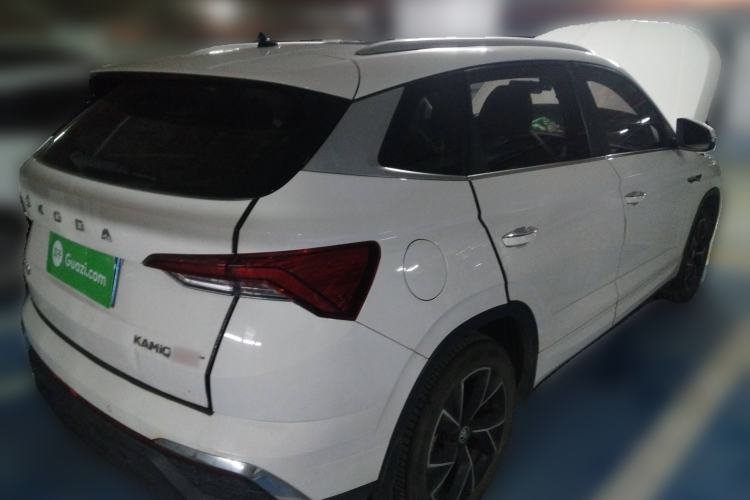 Used Skoda Kamiq 2020 GT 1.5L Automatic Flagship Model China VI Standard Rear Right 45 Deg