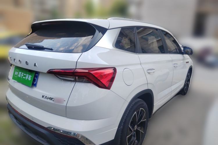 Used Skoda Kamiq 2020 Facelifted GT 1.5L Automatic Flagship Version China VI Standard Rear Right 45 Deg