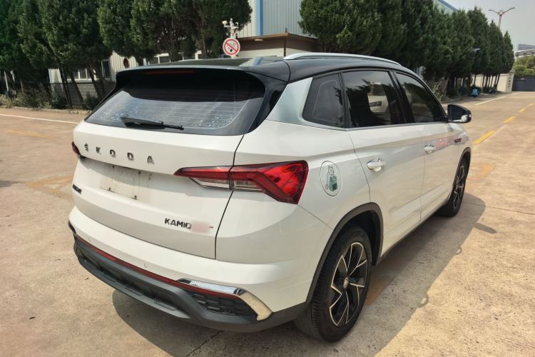 Used Skoda Kamiq 2020 GT 1.5L Automatic Flagship Model China VI Standard Rear Right 45 Deg