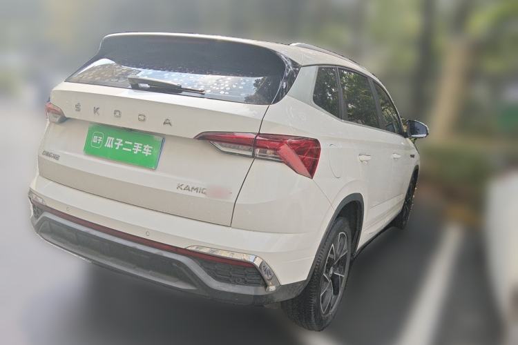 Used Skoda Kamiq 2020 GT 1.5L Automatic Flagship Model China VI Standard Rear Right 45 Deg