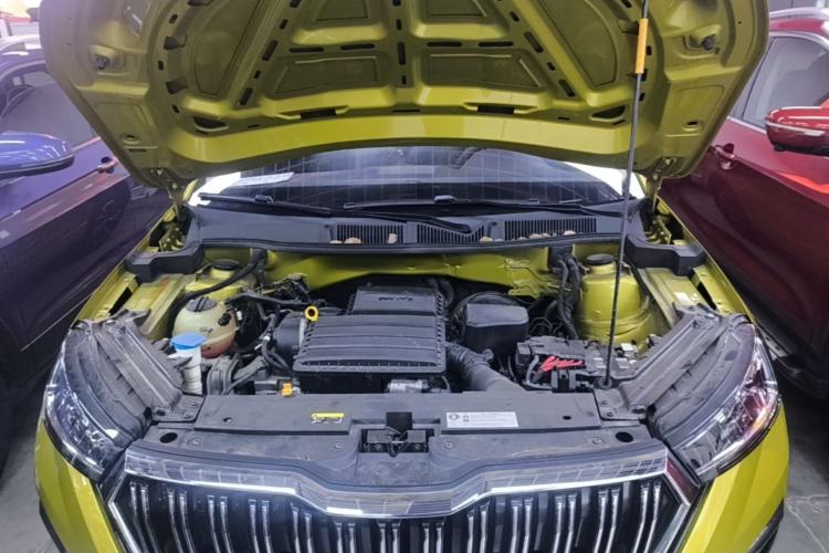 Used Skoda Kamiq 2020 GT 1.5L Automatic Flagship Model China VI Standard Engine Bay