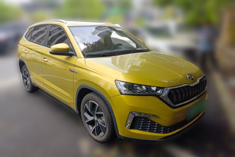 Used Skoda Kamiq 2020 GT 1.5L Automatic Flagship Model China VI Standard Front Right 45 Deg