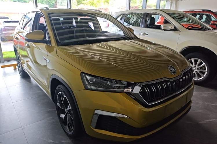 Used Skoda Kamiq 2020 Facelifted GT 1.5L Automatic Flagship Version China VI Standard Front Right 45 Deg