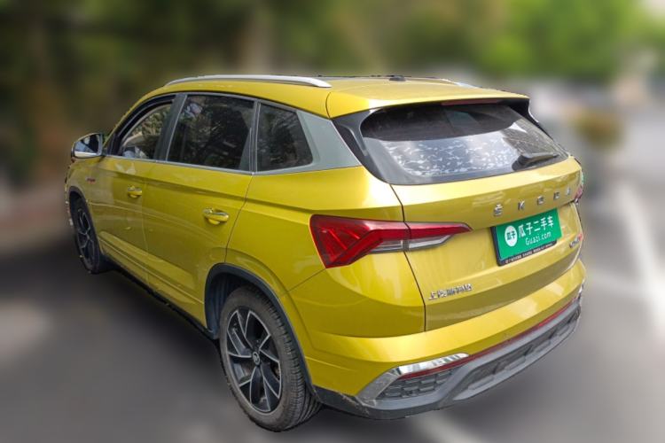 Used Skoda Kamiq 2020 GT 1.5L Automatic Flagship Model China VI Standard Rear Left 45 Deg