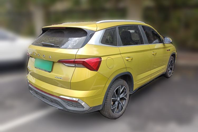 Used Skoda Kamiq 2020 GT 1.5L Automatic Flagship Model China VI Standard Rear Right 45 Deg