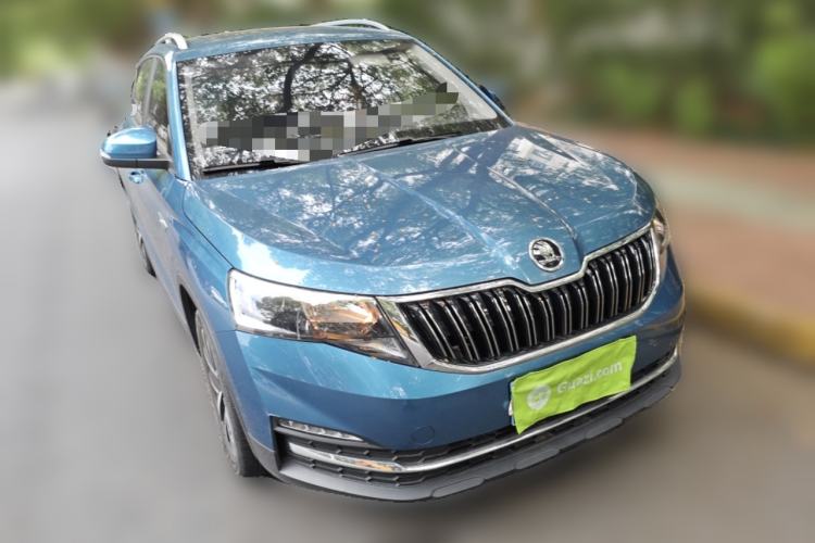 Used Skoda Kamiq 2021 1.5L Automatic Comfort Edition Front Right 45 Deg