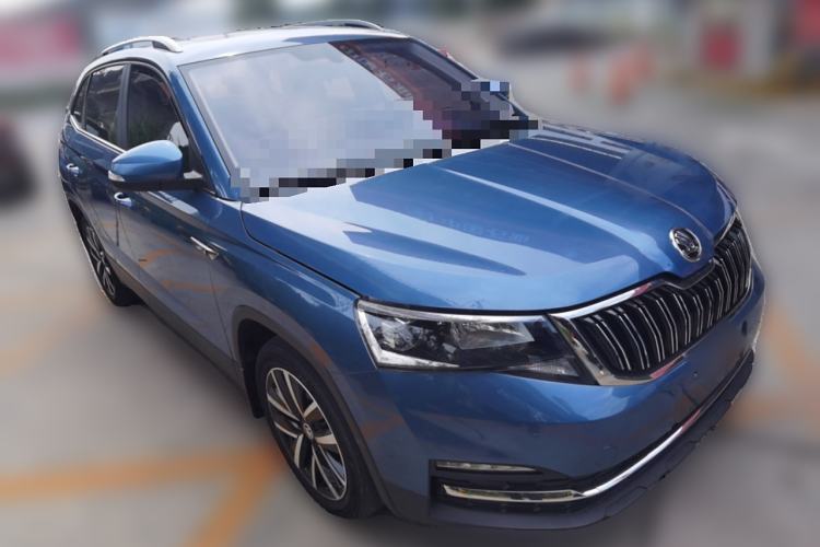 Used Skoda Kamiq 2021 1.5L Automatic Comfort Edition Front Right 45 Deg