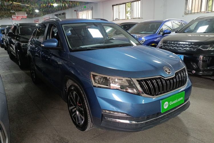 Used Skoda Kamiq 2021 1.5L Automatic Comfort Edition Front Right 45 Deg