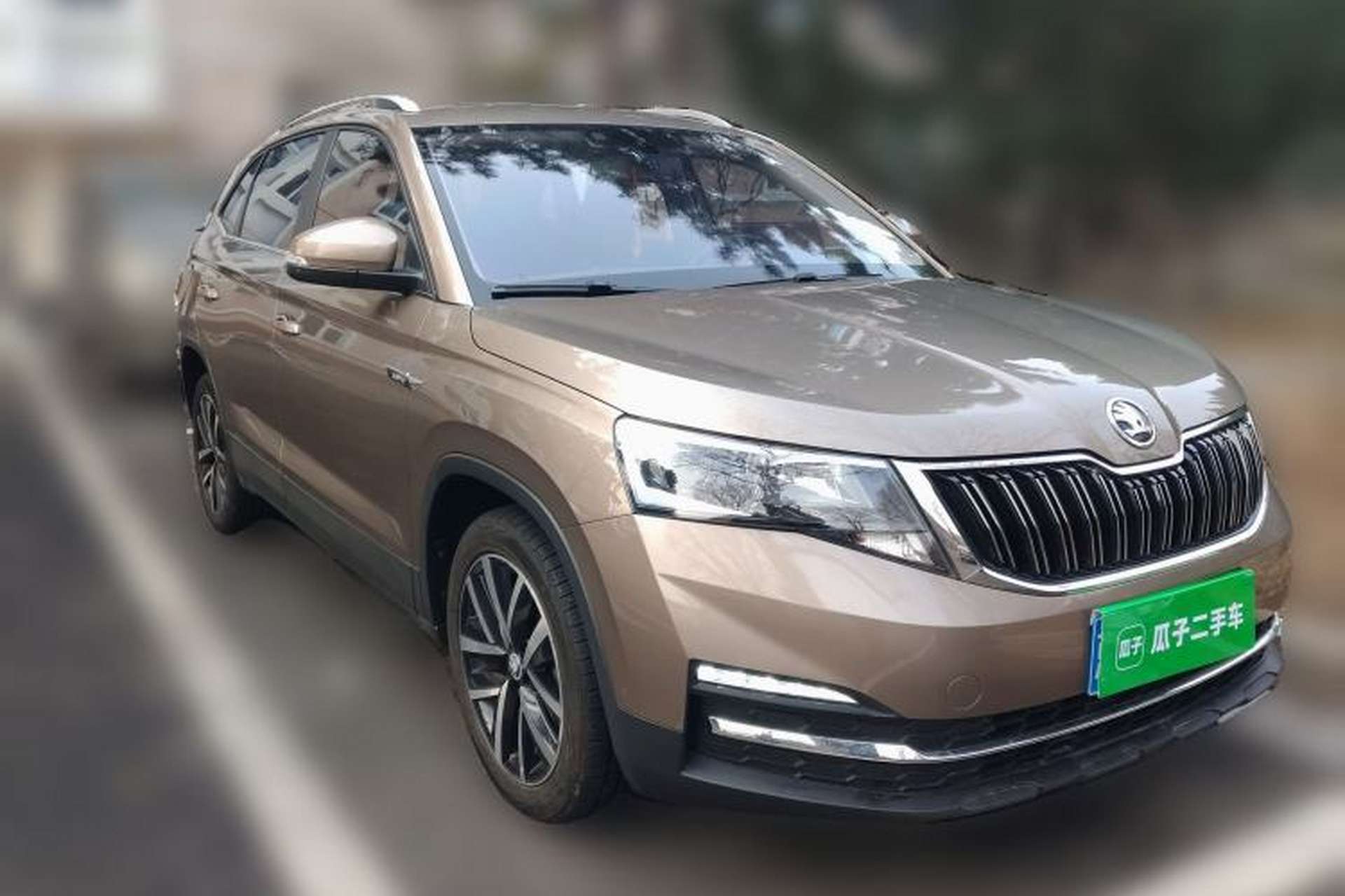 Used Skoda Kamiq 2021 1.5L Automatic Comfort Edition Front Right 45 Deg