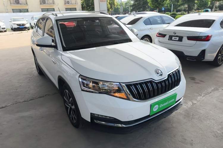 Used Skoda Kamiq 2021 1.5L Automatic Comfort Edition Front Right 45 Deg