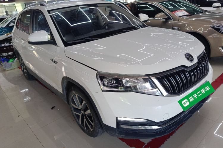 Used Skoda Kamiq 2021 1.5L Automatic Comfort Edition Front Right 45 Deg