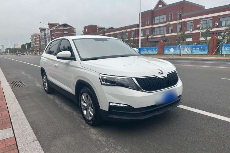 Used Skoda Kamiq 2021 1.5L Automatic Standard Edition Front Right 45 Deg