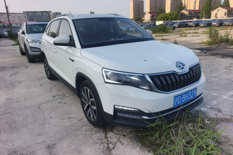 Used Skoda Kamiq 2022 1.5L Automatic Comfort Edition Front Right 45 Deg