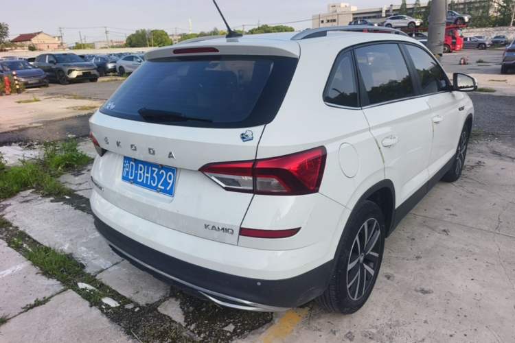 Used Skoda Kamiq 2022 1.5L Automatic Comfort Edition Rear Right 45 Deg