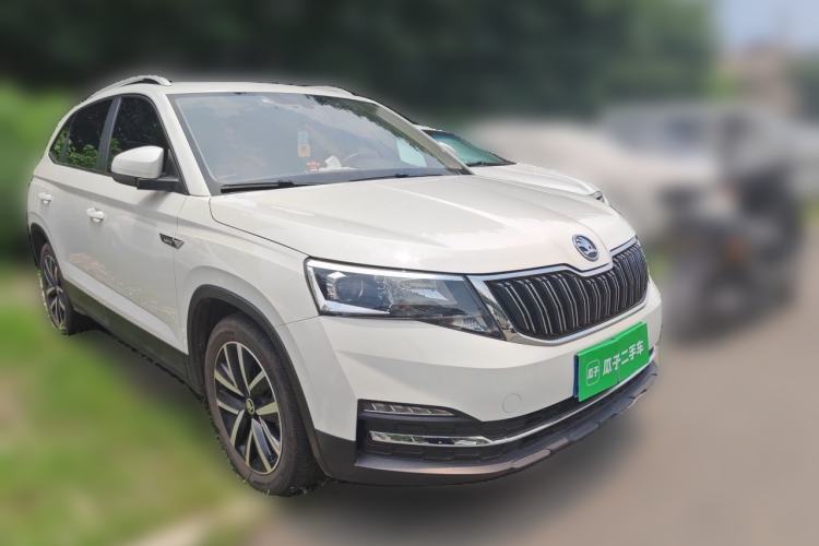 Used Skoda Kamiq 2022 1.5L Automatic Comfort Edition Front Right 45 Deg