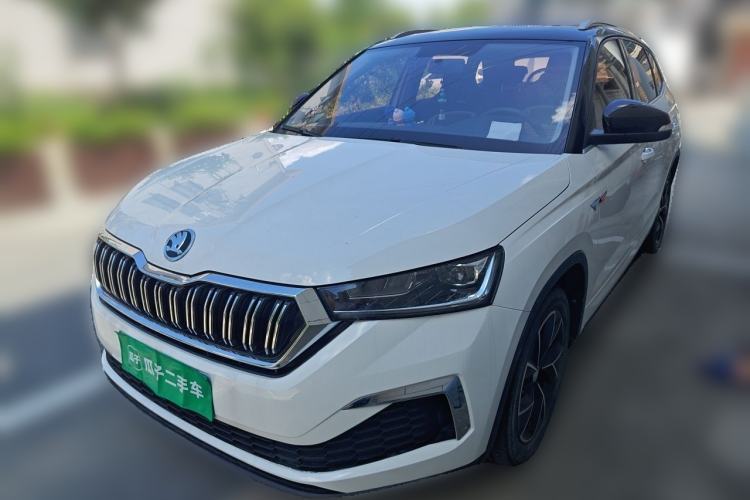 Used Skoda Kamiq 2022 GT 1.5L Automatic Deluxe Edition Guazi used car, China used car export, Used car for sale, Used Skoda cars, Cheapest cars for sale