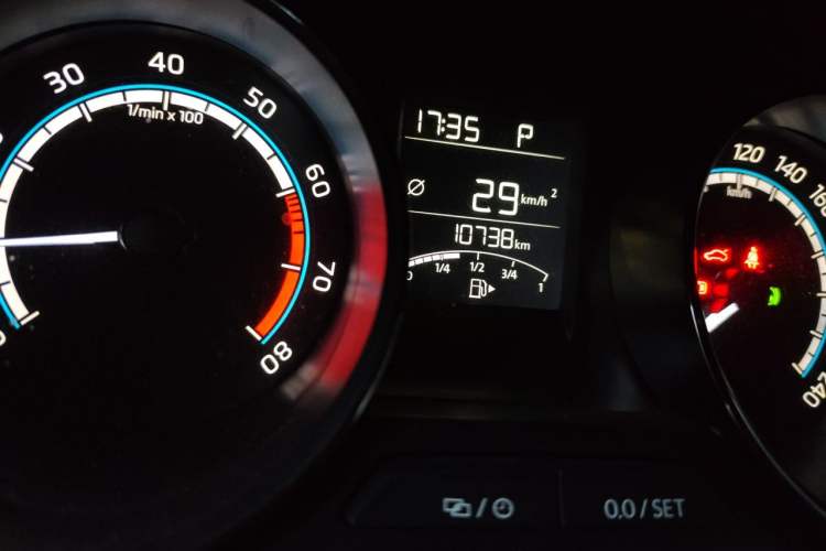 Used Skoda Kamiq 2024 1.5L Automatic Comfort Edition Odometer Close Up