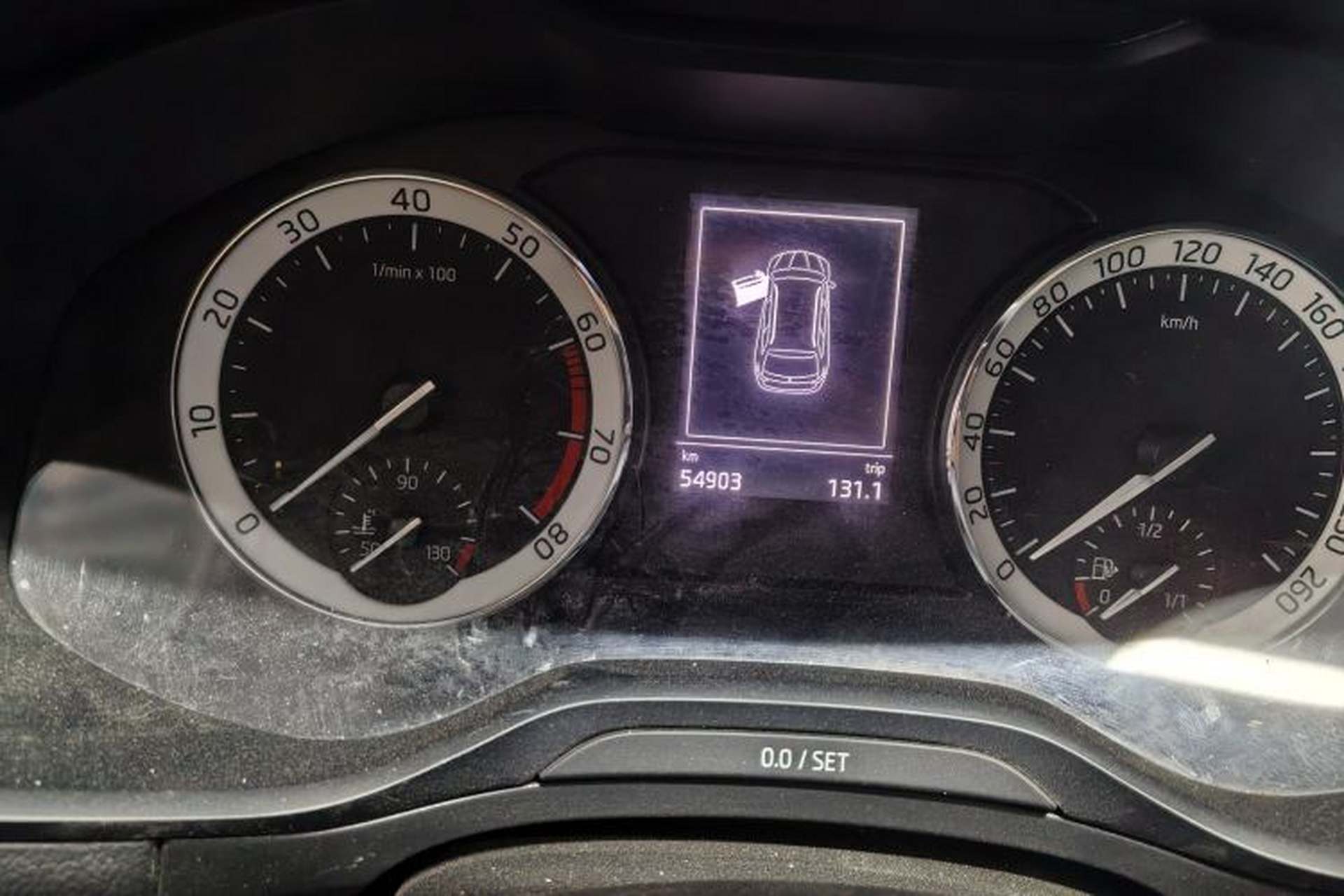 Used Skoda Karoq 2018 TSI280 Flagship Edition China V Standard Odometer Close Up