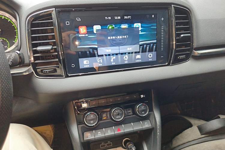 Used Skoda Karoq 2018 TSI280 Luxury Edition China VI Standard Audio And AC Panel