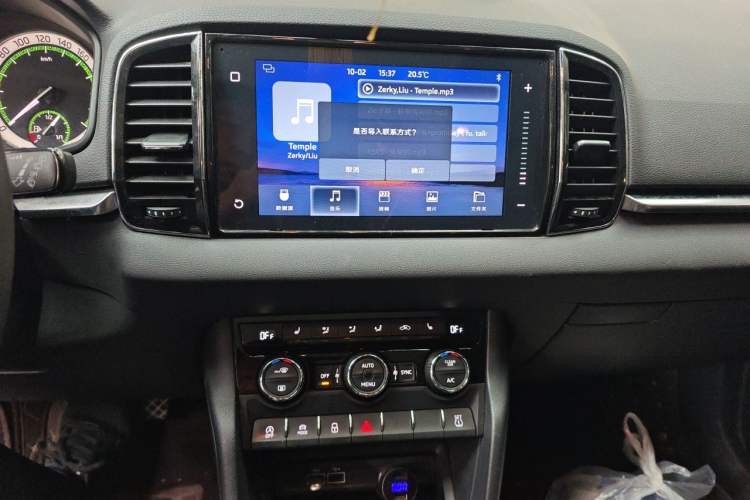 Used Skoda Karoq 2018 TSI280 Luxury Edition China V Standard Audio And AC Panel