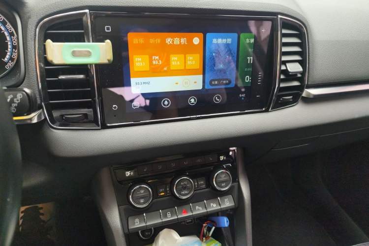 Used Skoda Karoq 2019 TSI280 Smart Drive Flagship Edition China VI Audio And AC Panel