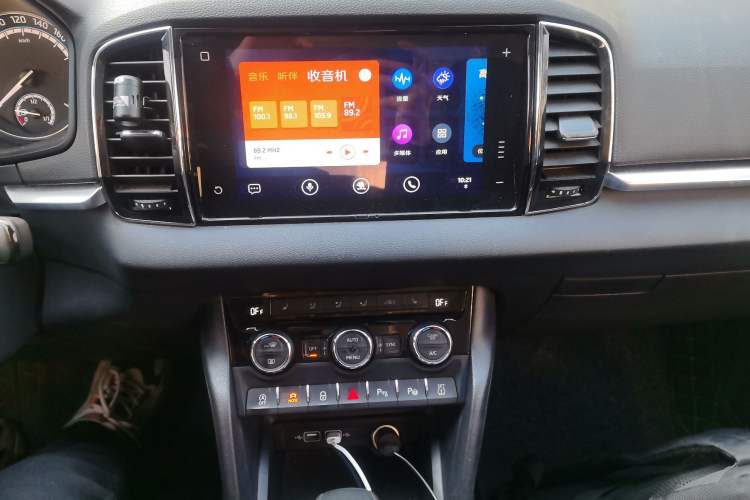 Used Skoda Karoq 2019 TSI280 Smart Drive Deluxe Edition China VI Standard Audio And AC Panel