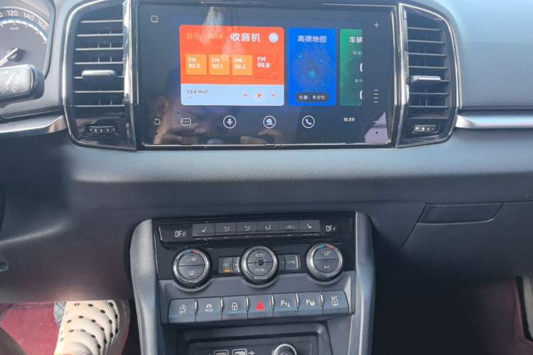 Used Skoda Karoq 2019 TSI280 Smart Drive Elite Edition China V Standard Audio And AC Panel