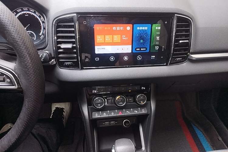 Used Skoda Karoq 2019 TSI280 Smart Drive Deluxe Edition China VI Standard Audio And AC Panel