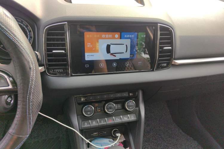 Used Skoda Karoq 2019 TSI280 Smart Drive Deluxe Edition China VI Standard Audio And AC Panel