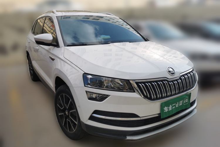 Used Skoda Karoq 2019 TSI280 Smart Drive Deluxe Edition China VI Standard Front Right 45 Deg