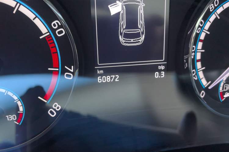 Used Skoda Karoq 2019 TSI280 Smart Drive Deluxe Edition China VI Standard Odometer Close Up