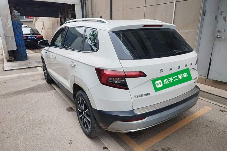 Used Skoda Karoq 2019 TSI280 Smart Drive Deluxe Edition China VI Standard Rear Left 45 Deg