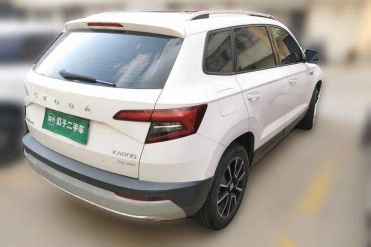 Used Skoda Karoq 2019 TSI280 Smart Drive Deluxe Edition China VI Standard Rear Right 45 Deg