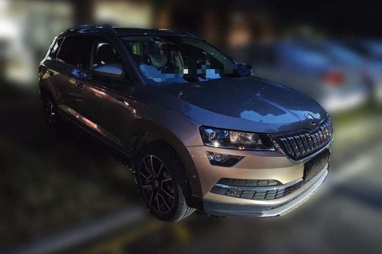 Used Skoda Karoq 2019 TSI280 Smart Drive Deluxe Edition China VI Standard Front Right 45 Deg