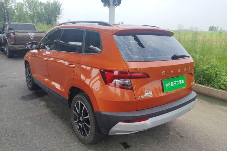Used Skoda Karoq 2019 TSI280 Comfort Plus Version China VI Standard Rear Left 45 Deg