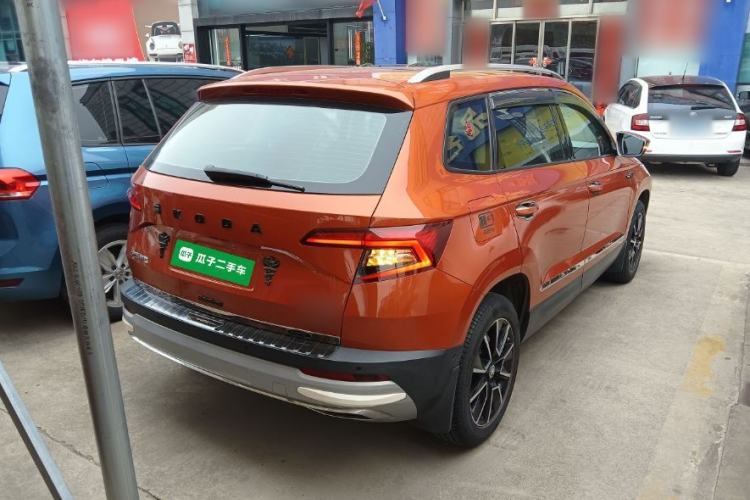 Used Skoda Karoq 2019 TSI280 Smart Drive Deluxe Edition China VI Standard Rear Right 45 Deg