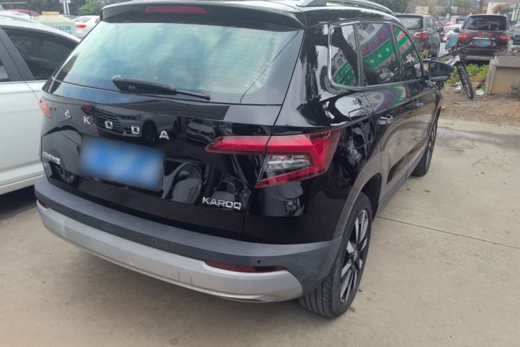 Used Skoda Karoq 2020 TSI280 Luxury Smart Edition China VI Standard Rear Right 45 Deg