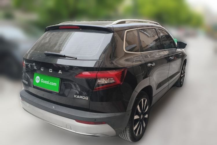 Used Skoda Karoq 2020 TSI280 Luxury Smart Edition China VI Standard Rear Right 45 Deg