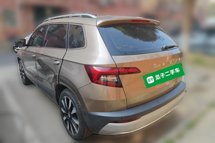 Used Skoda Karoq 2020 TSI280 Luxury Smart Edition China VI Standard Rear Left 45 Deg