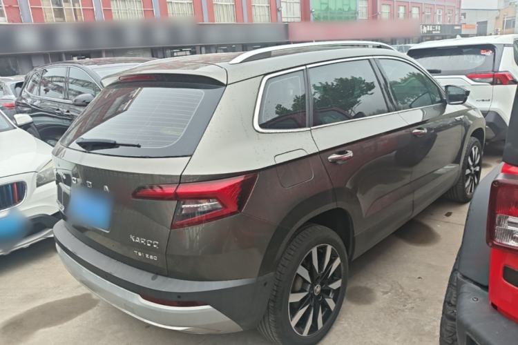 Used Skoda Karoq 2020 TSI280 Luxury Smart Edition China VI Standard Rear Right 45 Deg