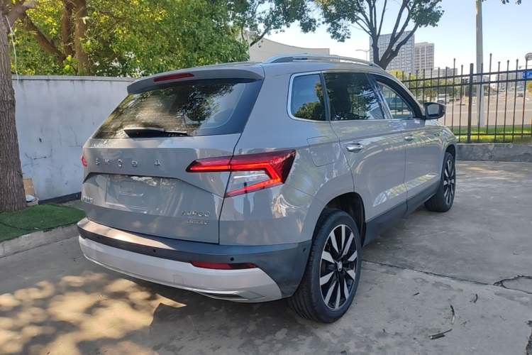 Used Skoda Karoq 2020 TSI280 Luxury Smart Edition China VI Standard Rear Right 45 Deg