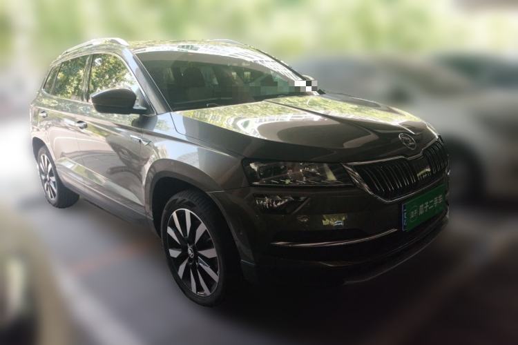 Used Skoda Karoq 2020 TSI280 Luxury Smart Edition China VI Standard Front Right 45 Deg