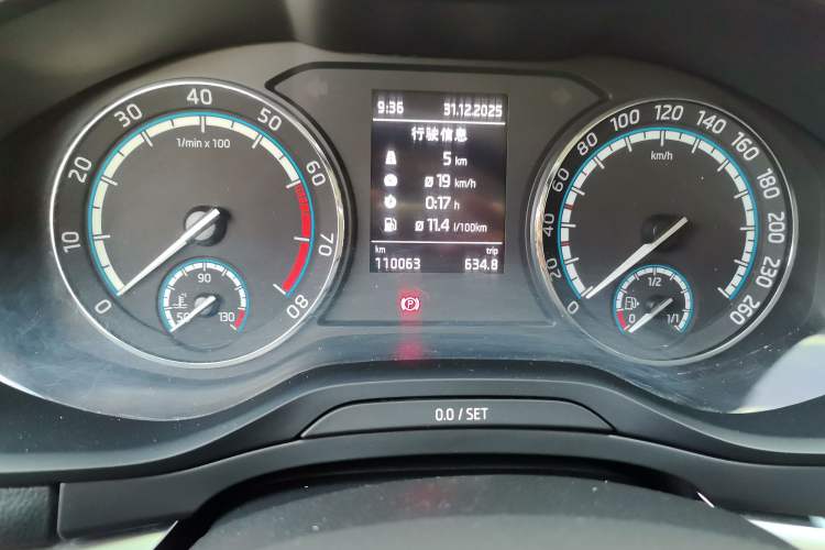 Used Skoda Karoq 2020 TSI280 Luxury Smart Edition China VI Standard Odometer Close Up