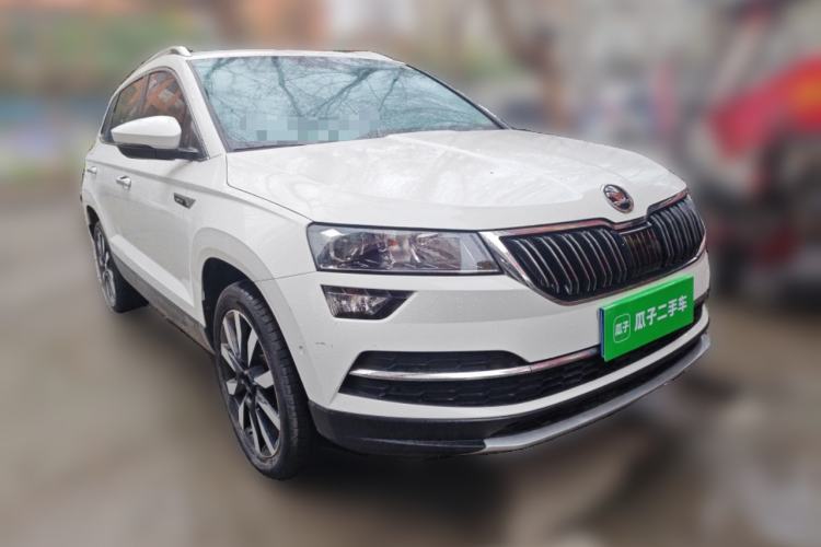 Used Skoda Karoq 2020 TSI280 Luxury Smart Edition China VI Standard Front Right 45 Deg