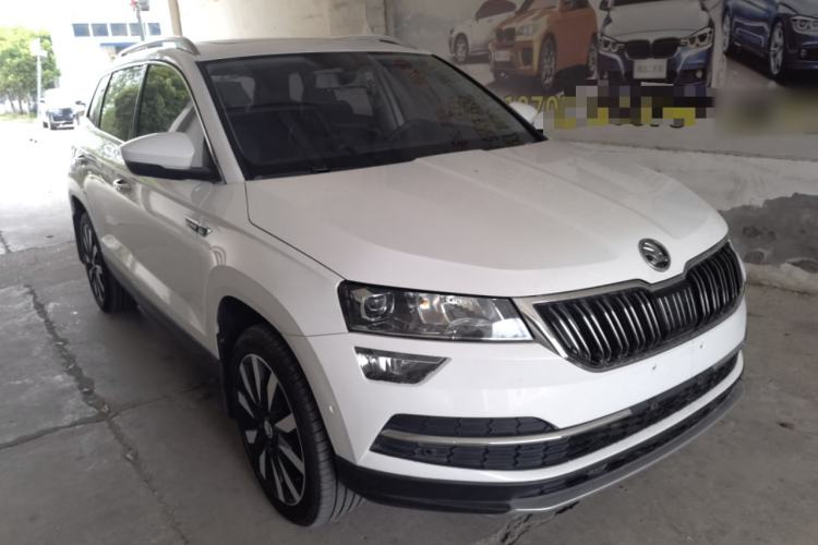 Used Skoda Karoq 2020 TSI280 Luxury Smart Edition China VI Standard Front Right 45 Deg