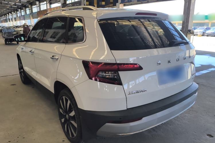 Used Skoda Karoq 2020 TSI280 Luxury Smart Edition China VI Standard Rear Left 45 Deg